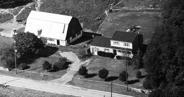 Vintage Aerial photo from 1992 in Salem County, NJ