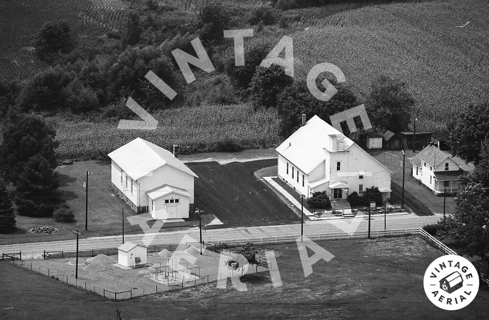 Vintage Aerial Ohio Fulton County 1975 96EFU22