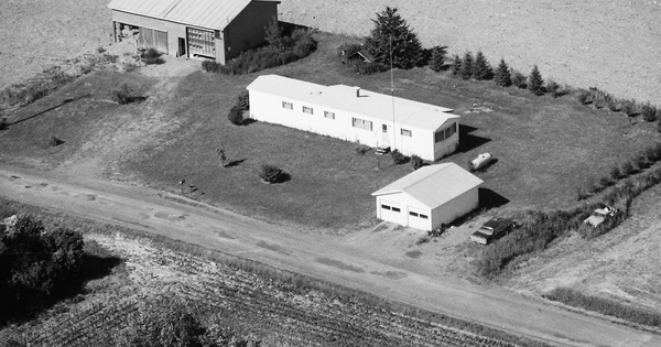 Vintage Aerial photo from 1988 in Schuyler County, NY