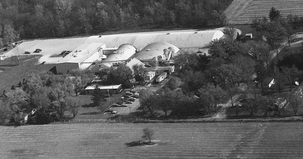 Vintage Aerial photo from 1990 in Morrow County, OH