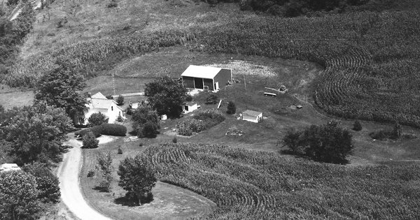 Vintage Aerial photo from 1993 in Morgan County, OH