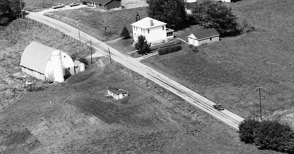 Vintage Aerial photo from 1983 in Jefferson County, OH