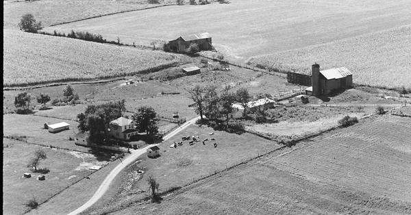 Vintage Aerial photo from 1968 in Butler County, OH