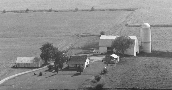 Vintage Aerial photo from 1979 in Shelby County, OH