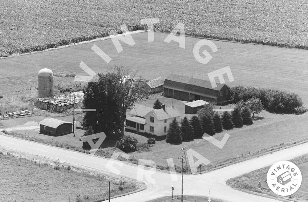 Vintage Aerial Wisconsin Clark County 1978 92JCL15