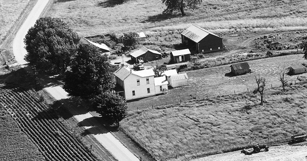 Vintage Aerial photo from 1972 in Greene County, OH