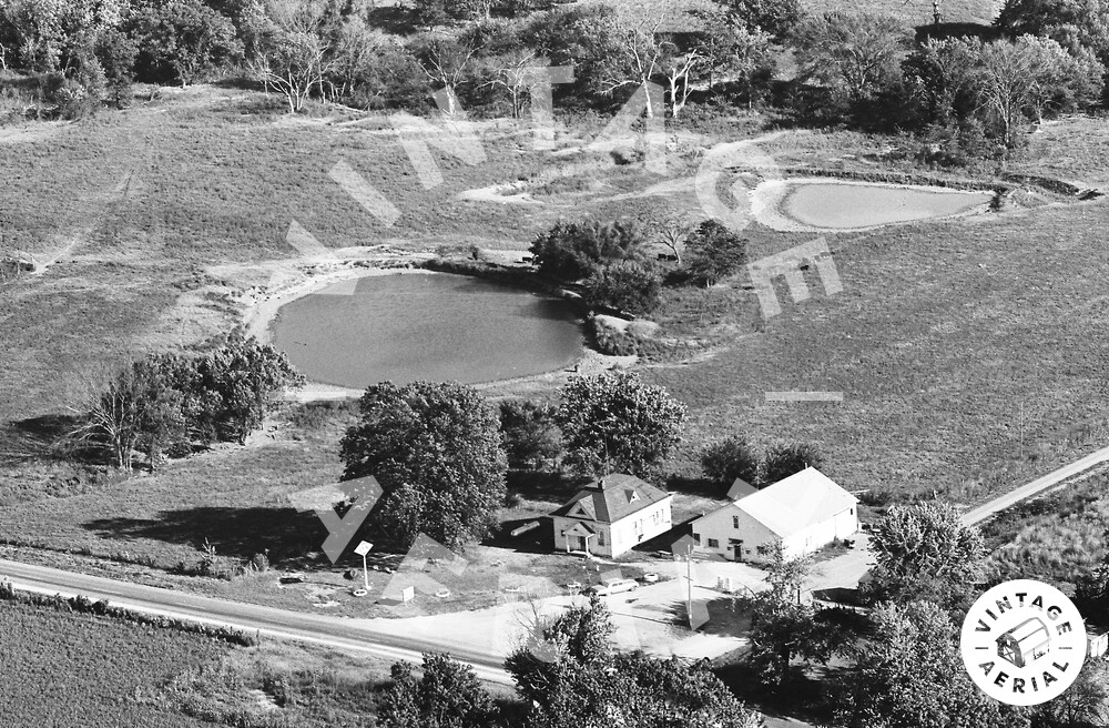 Vintage Aerial Missouri Saline County 1964 28JSA27