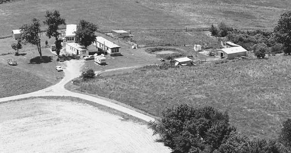 Vintage Aerial photo from 1985 in Jackson County, IL