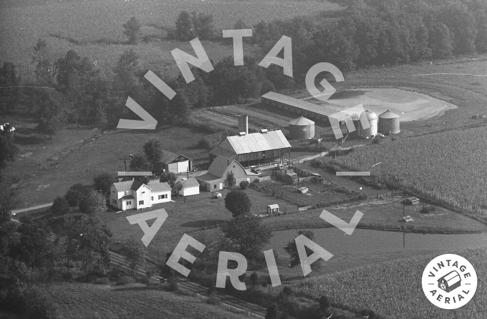 Vintage Aerial Indiana Dubois County 1973 2TDU19