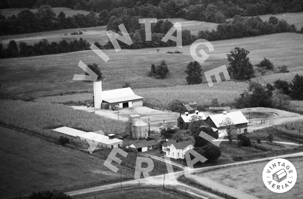 Vintage Aerial Indiana Dubois County 1973 1TDU18
