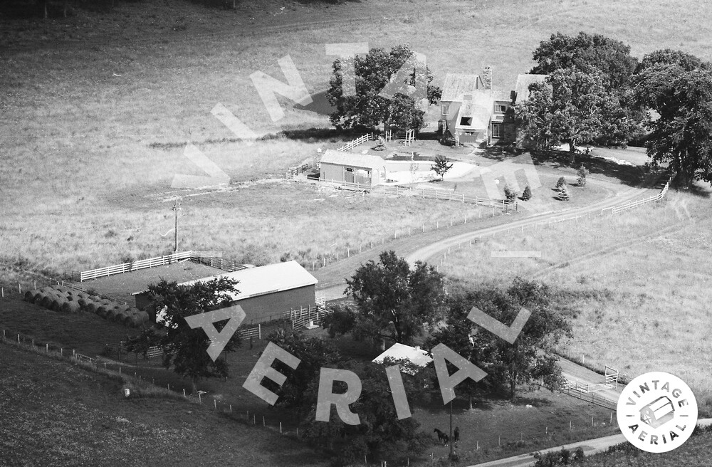 Vintage Aerial Missouri Greene County 1986 74KGR28