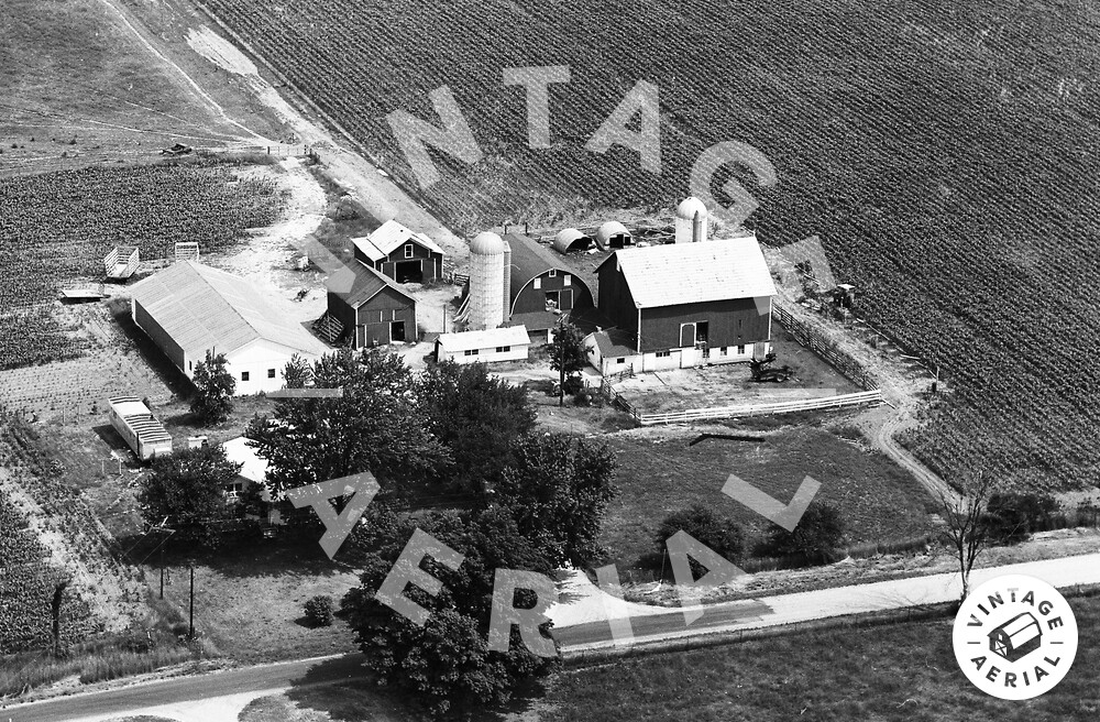 Vintage Aerial Michigan Ionia County 1965 6EIO36