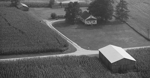 Vintage Aerial photo from 1979 in Harrison County, IN