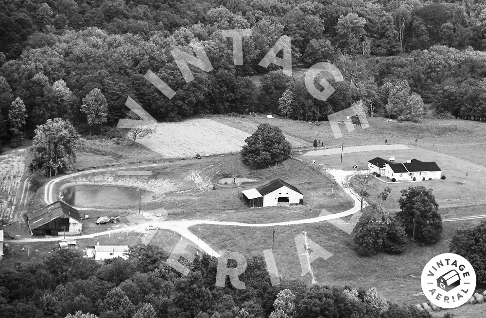 Vintage Aerial Indiana Harrison County 1976 14EHA11