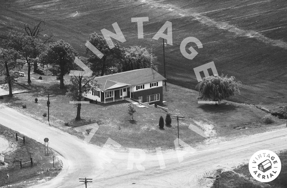 Vintage Aerial Indiana Pulaski County 1976 7EPU32