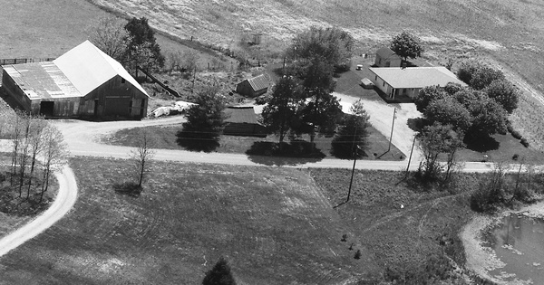 Vintage Aerial photo from 1984 in Jackson County, IN
