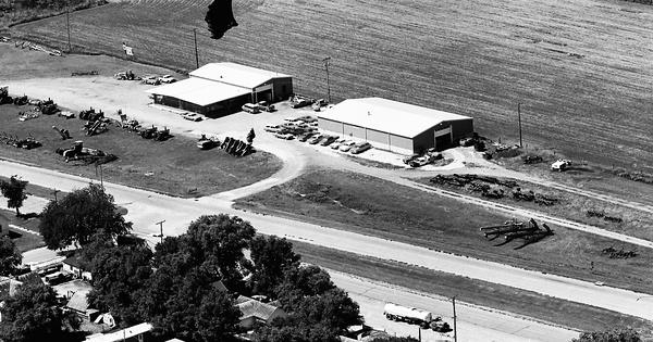 Vintage Aerial photo from 1971 in Plymouth County, IA
