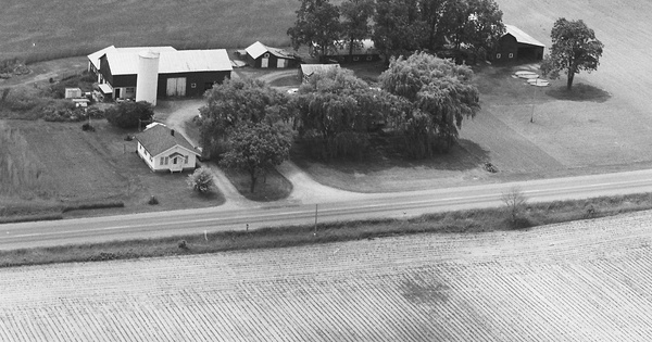Vintage Aerial photo from 1983 in Branch County, MI