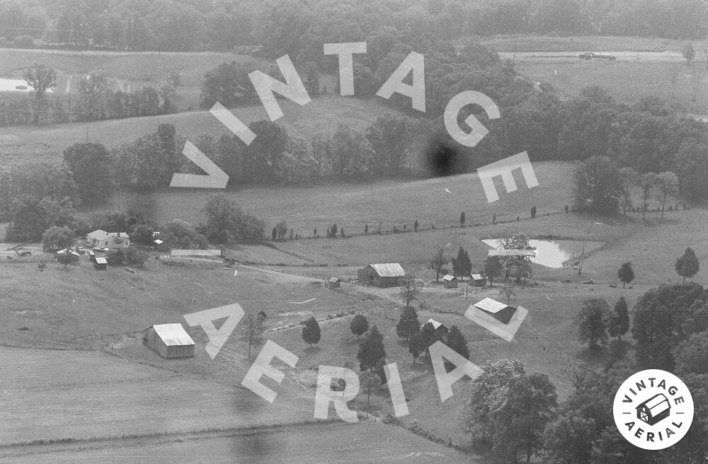 Vintage Aerial Kentucky Ohio County 1980 14SOH11