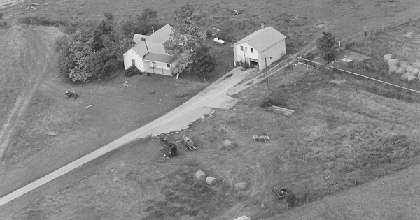 Vintage Aerial photo from 1980 in Scott County, KY