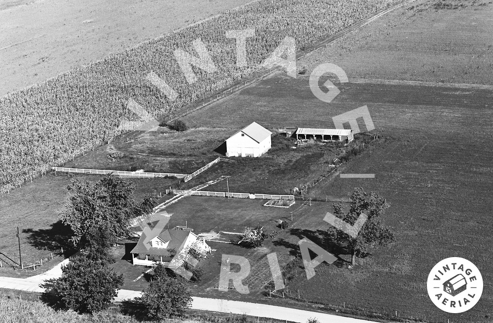 Vintage Aerial Indiana White County 1965 39CWH16