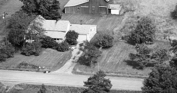 Vintage Aerial photo from 1982 in St. Clair County, MI