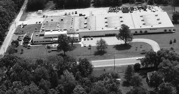 Vintage Aerial photo from 1993 in Marshall County, IN