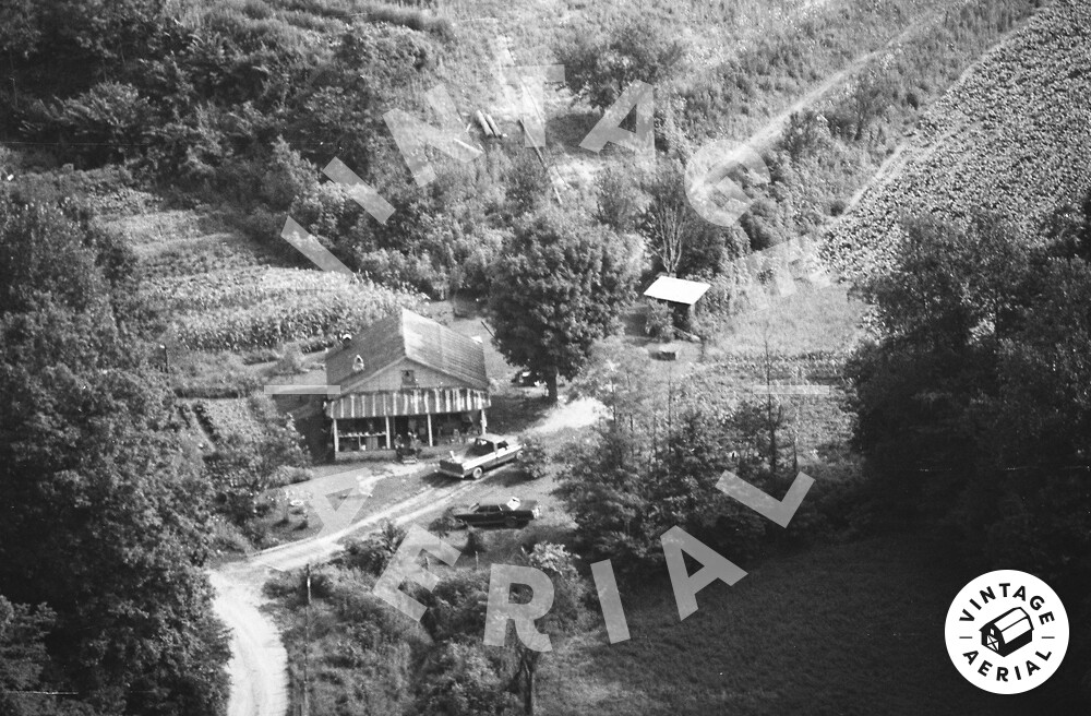 Vintage Aerial Kentucky Elliott County 1982 16WEL20