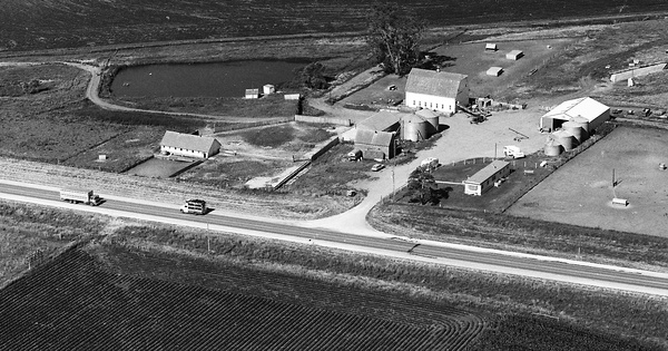 Vintage Aerial photo from 1975 in Cherokee County, IA