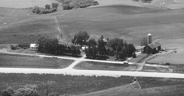 Vintage Aerial photo from 1979 in Clayton County, IA