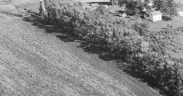 Vintage Aerial photo from 1979 in Cass County, IA