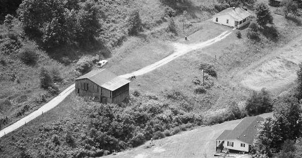 Vintage Aerial photo from 1984 in Magoffin County, KY