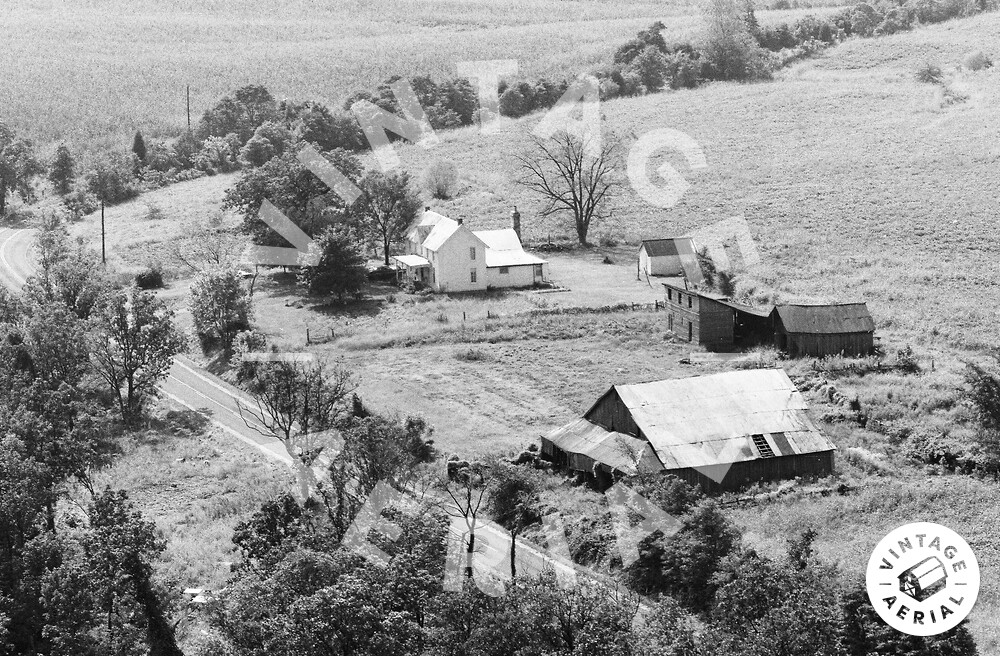 Vintage Aerial Kentucky Livingston County 1985 19BLI3