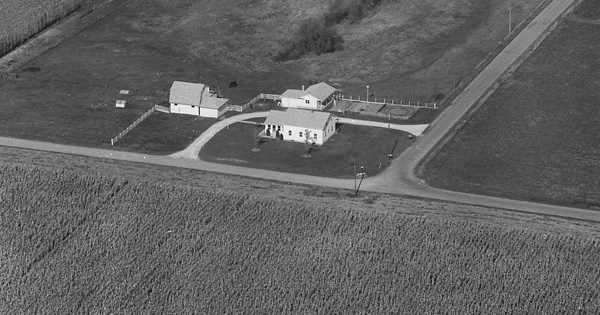 Vintage Aerial photo from 1978 in LaGrange County, IN