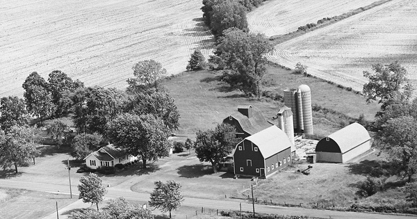 Vintage Aerial photo from 1981 in Lake County, IN