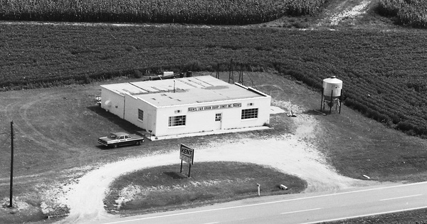 Vintage Aerial photo from 1977 in Tipton County, IN