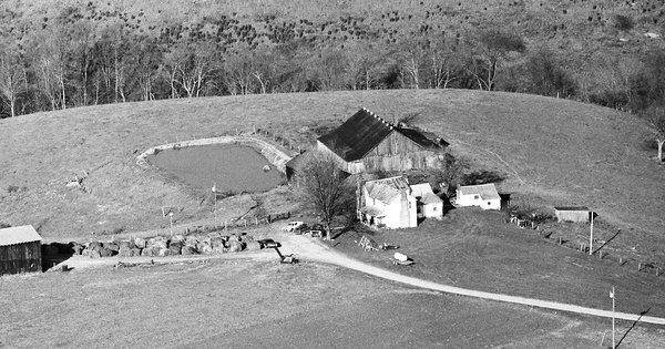 Vintage Aerial photo from 1986 in Garrard County, KY
