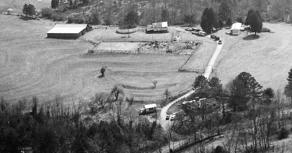 Vintage Aerial photo from 1993 in Blount County, AL