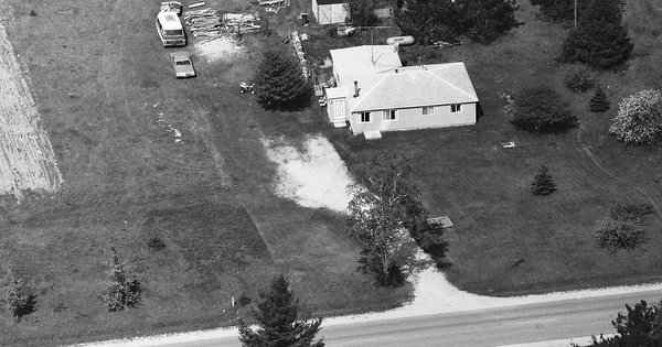 Vintage Aerial photo from 1991 in Emmet County, MI