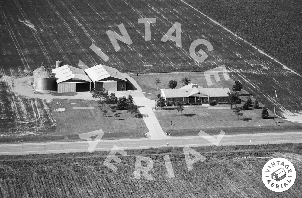 Vintage Aerial Michigan Genesee County 1984 219WGE9