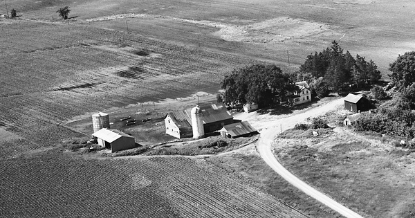 Vintage Aerial photo from 1967 in Scott County, MN