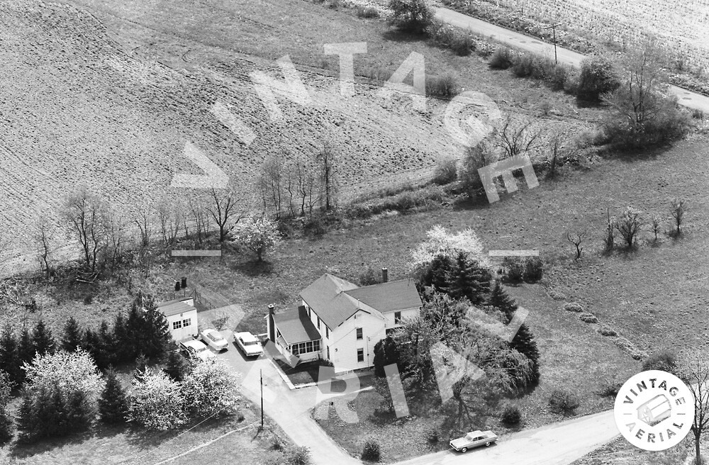 Vintage Aerial Pennsylvania Luzerne County 1963 2CLU30