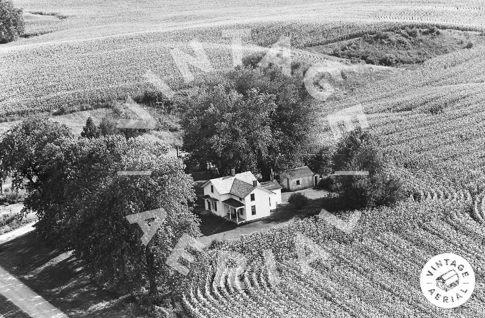 Vintage Aerial Illinois Carroll County 1965 49BCA10