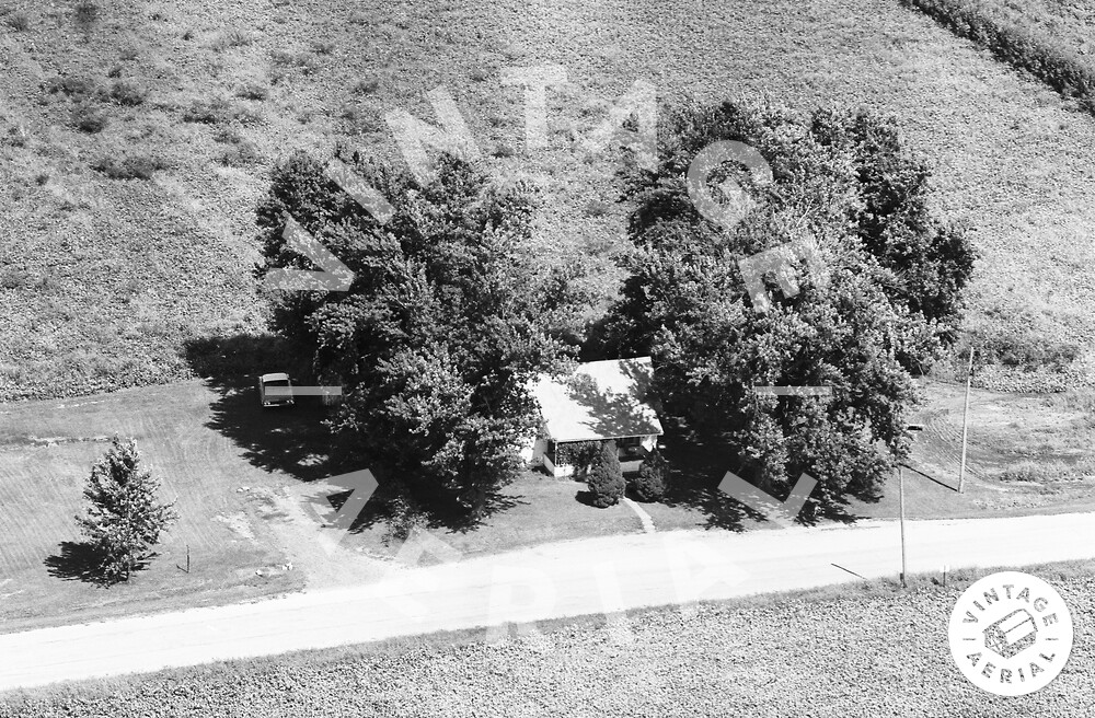 Vintage Aerial Illinois Vermilion County 1972 94KVE22