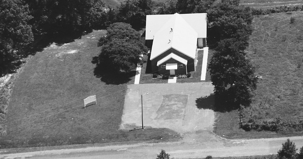 Vintage Aerial photo from 1987 in DeSoto County, MS