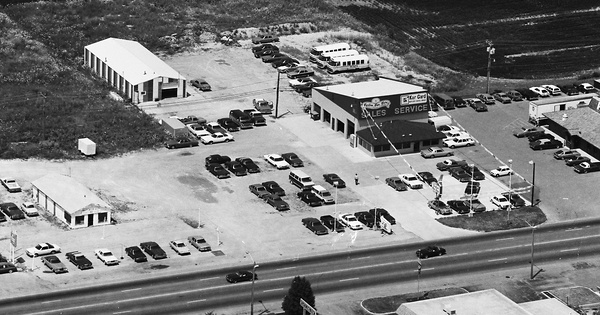 Vintage Aerial photo from 1983 in Adams County, IN