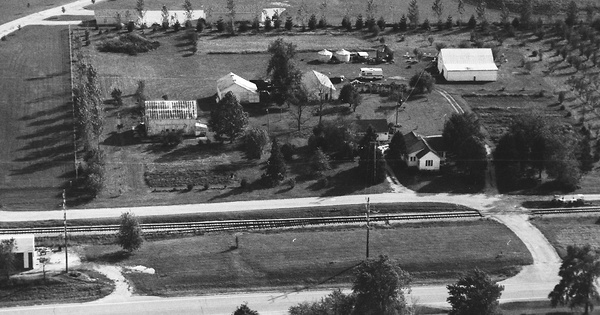 Vintage Aerial photo from 1993 in Sangamon County, IL