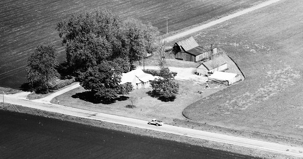 Vintage Aerial photo from 1976 in Menard County, IL