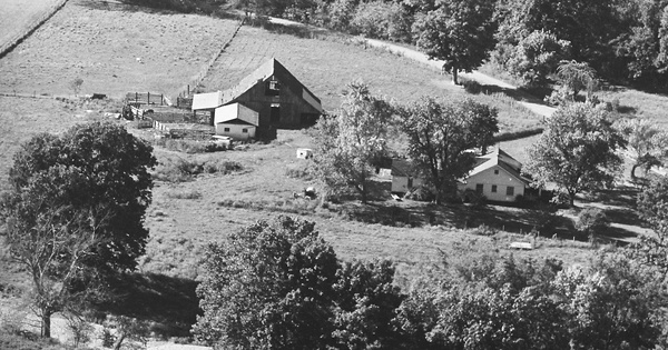 Vintage Aerial photo from 1979 in Barry County, MO