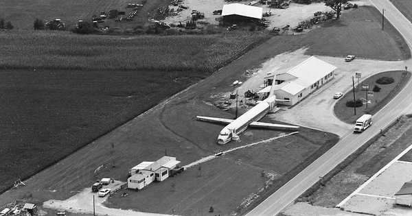 Vintage Aerial photo from 1986 in Highland County, OH